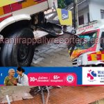 മണിമലയിൽ അപകടത്തിൽ പെട്ട ആംബുലൻസിൻ്റെ ടയർ തേയ്മാനം വന്നത്